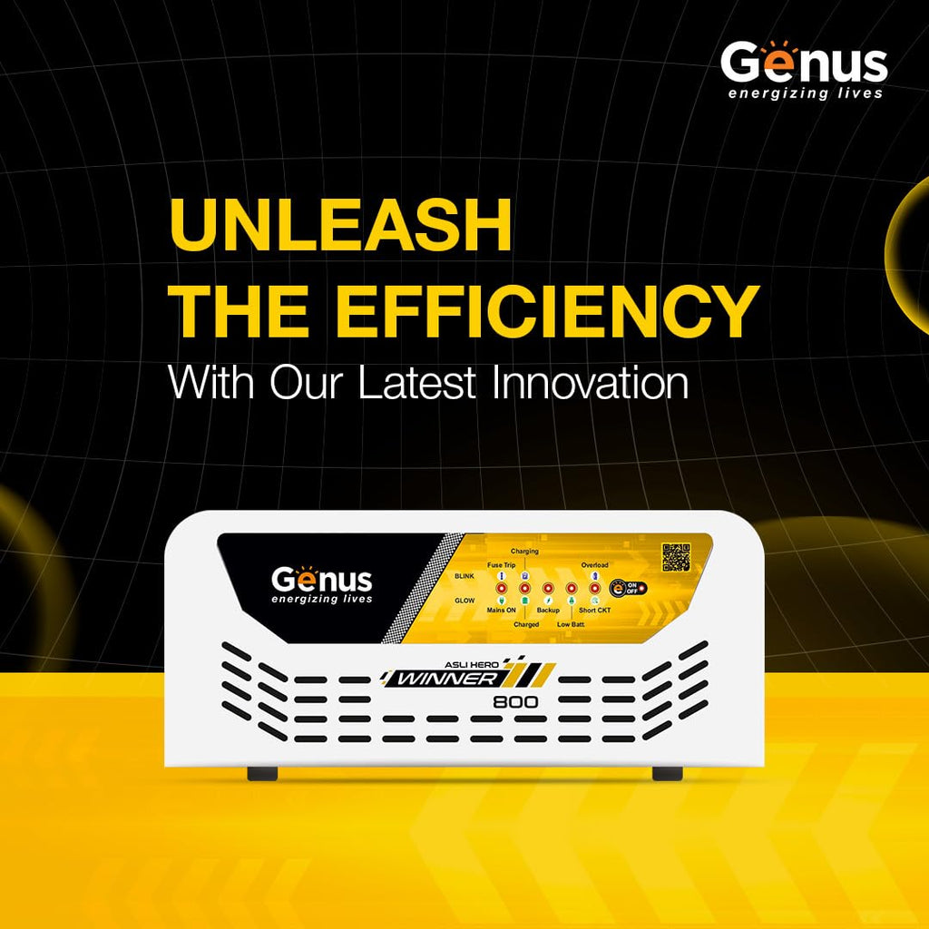 Genus 800VA Pure Sine Wave Inverter for Home | Reliable Power Backup