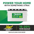 OKAYA PowerON OPSJT17048 140Ah Super Jumbo Tubular Advanced Battery for Home, Office & Shops