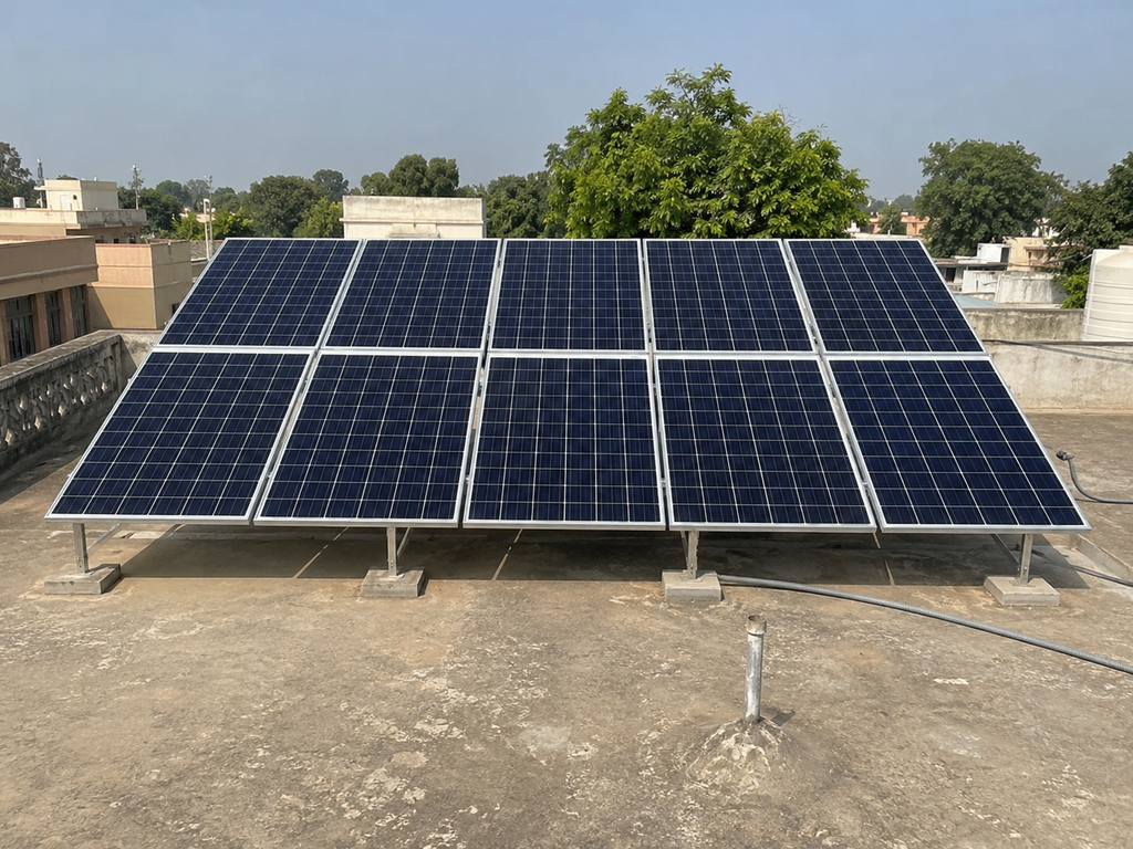 5kW Off-Grid Solar System with 5kVA MPPT Inverter, 4× GTT 230 Batteries & 10 Solar Panels