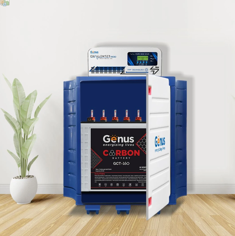 Genus Shakti Pod Inverter Trolley | Durable Battery & Inverter Cabinet with Wheels
